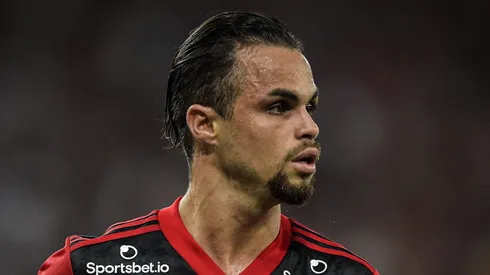 RJ - Rio de Janeiro - 17/11/2021 - BRASILEIRO A 2021, FLAMENGO X CORINTHIANS - Michael jogador do Flamengo durante partida contra o Corinthians no estadio Maracana pelo campeonato Brasileiro A 2021. Foto: Thiago Ribeiro/AGIF