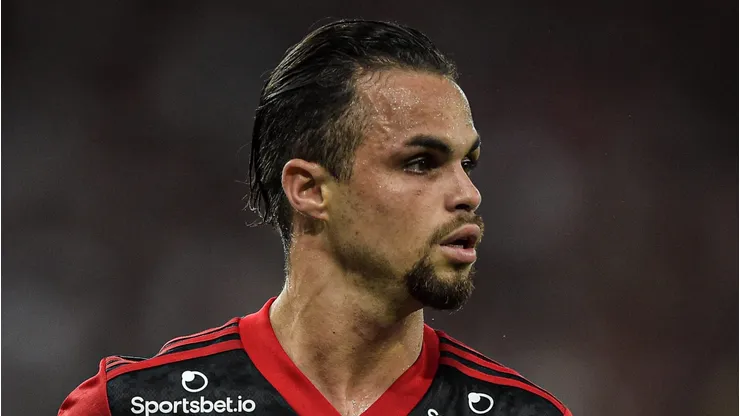 RJ - Rio de Janeiro - 17/11/2021 - BRASILEIRO A 2021, FLAMENGO X CORINTHIANS - Michael jogador do Flamengo durante partida contra o Corinthians no estadio Maracana pelo campeonato Brasileiro A 2021. Foto: Thiago Ribeiro/AGIF
