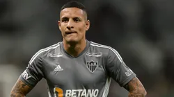 MG - BELO HORIZONTE - 08/07/2023 - BRASILEIRO A 2023, ATLETICO-MG X CORINTHIANS - Guilherme Arana jogador do Atletico-MG durante aquecimento antes da partida contra o Corinthians no estadio Mineirao pelo campeonato Brasileiro A 2023. Foto: Gilson Lobo/AGIF