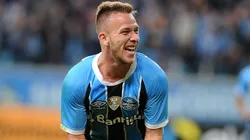 Porto Alegre - RS - 17/05/2017 - COPA DO BRASIL / GREMIO X FLUMINENSE - Jogador Arthur comemora gol durante partida na Arena do Gremio pela COPA DO BRASIL 2017 Foto: Ricardo Rimoli/AGIF