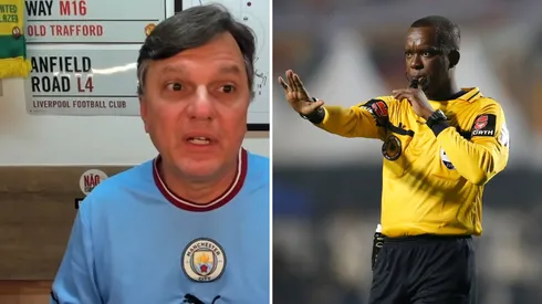 Foto: Reprodução Mauro Cezar /YouTube e Agif/Piervi Fonseca – Mauro Cezar critica PC Oliveira