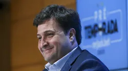 RS - Porto Alegre - 08/12/2022 - GREMIO, COLETIVA DE IMPRENSA - Alberto Guerra presidente do Gremio durante em coletiva de imprensa realizada no Arena do Gremio. Foto: Fernando Alves/AGIF