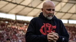 RJ - RIO DE JANEIRO - 16/07/2023 - BRASILEIRO A 2023, FLUMINENSE X FLAMENGO - Jorge Sampaoli tecnico do Flamengo durante partida contra o Fluminense no estadio Maracana pelo campeonato Brasileiro A 2023. Foto: Thiago Ribeiro/AGIF