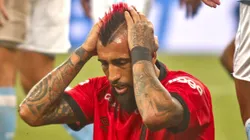 PR - CURITIBA - 16/07/2023 - BRASILEIRO A 2023, ATHLETICO-PR X BAHIA - Arturo Vidal jogador do Athletico-PR lamenta chance perdida durante partida contra o Bahia no estadio Arena da Baixada pelo campeonato Brasileiro A 2023. Foto: Gabriel Machado/AGIF