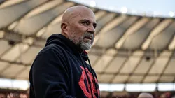 RJ - RIO DE JANEIRO - 16/07/2023 - BRASILEIRO A 2023, FLUMINENSE X FLAMENGO - Jorge Sampaoli tecnico do Flamengo durante partida contra o Fluminense no estadio Maracana pelo campeonato Brasileiro A 2023. Foto: Thiago Ribeiro/AGIF