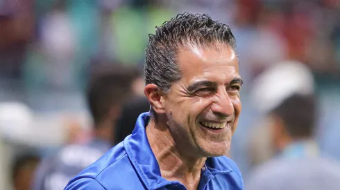 Renato Paiva, técnico do Bahia, durante partida contra o Ferroviario no estadio Arena Fonte Nova pela Copa do Nordeste 2023. Foto: Renan Oliveira/AGIF