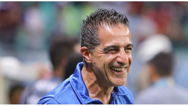 Renato Paiva, técnico do Bahia, durante partida contra o Ferroviario no estadio Arena Fonte Nova pela Copa do Nordeste 2023. Foto: Renan Oliveira/AGIF