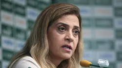 SP - Sao Paulo - 16/12/2021 - PALMEIRAS, COLETIVA PRESIDENTE - A Presidente do Palmeiras Leila Pereira durante coletiva de imprensa realizada no CT Barra Funda. Foto: Ettore Chiereguini/AGIF