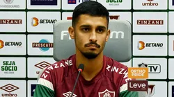 Rio de Janeiro, RJ - Brasil - 13/07/2023 - CTCC - Daniel durante a coletiva de imprensa. FOTO DE MAILSON SANTANA/ FLUMINENSE FC