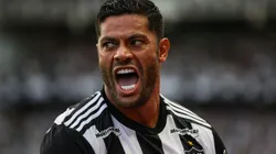 MG - BELO HORIZONTE - 18/03/2023 - MINEIRO 2023, ATLETICO-MG X ATHLETIC CLUB - Hulk jogador do Atletico-MG comemora seu gol durante partida contra o Athletic Club no estadio Independencia pelo campeonato Mineiro 2023. Foto: Gilson Junio/AGIF