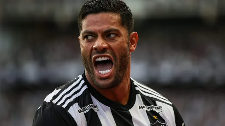MG - BELO HORIZONTE - 18/03/2023 - MINEIRO 2023, ATLETICO-MG X ATHLETIC CLUB - Hulk jogador do Atletico-MG comemora seu gol durante partida contra o Athletic Club no estadio Independencia pelo campeonato Mineiro 2023. Foto: Gilson Junio/AGIF