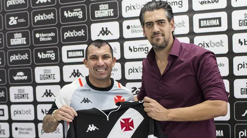Apresentacão de Gary Medel no Vasco da Gama no CT Moacyr Barbosa em 13 de julho de 2023. Foto: Flickr oficial Vasco/ Daniel Ramalho