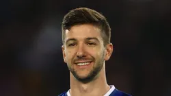 RABAT, MOROCCO - FEBRUARY 11: Luciano Vietto of Al Hihal poses for a photo with the FIFA Club World Cup Morocco 2022 Adidas Bronze Ball Award after the FIFA Club World Cup Morocco 2022 Final match between Real Madrid and Al Hilal at Prince Moulay Abdellah on February 11, 2023 in Rabat, Morocco. (Photo by Michael Steele/Getty Images)