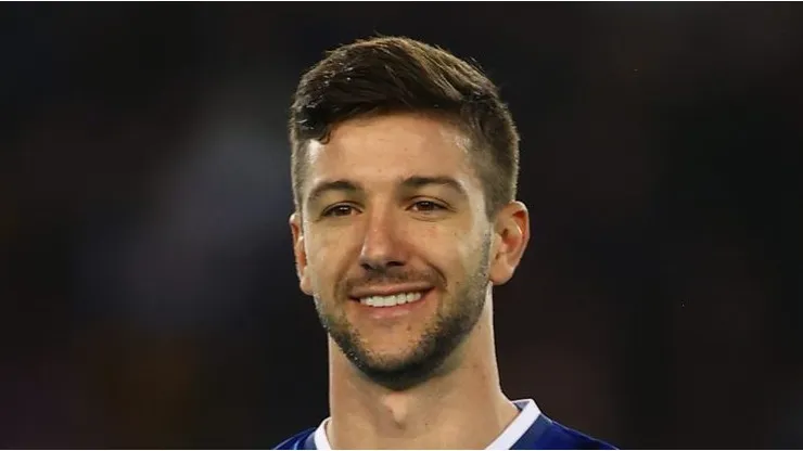 RABAT, MOROCCO - FEBRUARY 11: Luciano Vietto of Al Hihal poses for a photo with the FIFA Club World Cup Morocco 2022 Adidas Bronze Ball Award after the FIFA Club World Cup Morocco 2022 Final match between Real Madrid and Al Hilal at Prince Moulay Abdellah on February 11, 2023 in Rabat, Morocco. (Photo by Michael Steele/Getty Images)