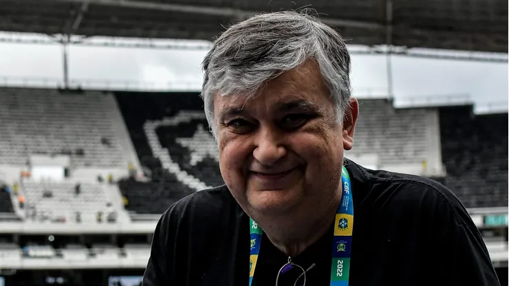 RJ - Rio de Janeiro - 26/06/2022 - BRASILEIRO A 2022, BOTAFOGO X FLUMINENSE - Durcesio Mello presidente do Botafogo antes da partida contra o Fluminense no estadio Engenhao pelo campeonato Brasileiro A 2022. Foto: Thiago Ribeiro/AGIF