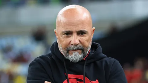RIO DE JANEIRO, BRAZIL - JULY 05: Jorge Sampaoli, head coach of Flamengo looks on during a Copa Do Brasil 2023 Quarter Final match between Flamengo and Athletico Paranaense at Maracana Stadium on July 05, 2023 in Rio de Janeiro, Brazil. (Photo by Buda Mendes/Getty Images)