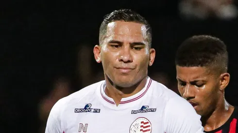 PE - Recife - 15/03/2023 - PERNAMBUCANCO 2023, IBIS X NAUTICO - Jael jogador do Nautico comemora seu gol durante partida contra o Ibis no estadio Arruda pelo campeonato Pernambucano 2023. Foto: Rafael Vieira/AGIF