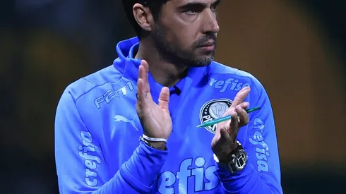 SP - SAO PAULO - 08/07/2023 - BRASILEIRO A 2023, PALMEIRAS X FLAMENGO - Abel Ferreira tecnico do Palmeiras durante partida contra o Flamengo no estadio Arena Allianz Parque pelo campeonato Brasileiro A 2023. Foto: Ettore Chiereguini/AGIF