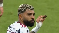 Foto: Reprodução TV Globo/Globoplay - Gabigol é criticado pela torcida do Flamengo