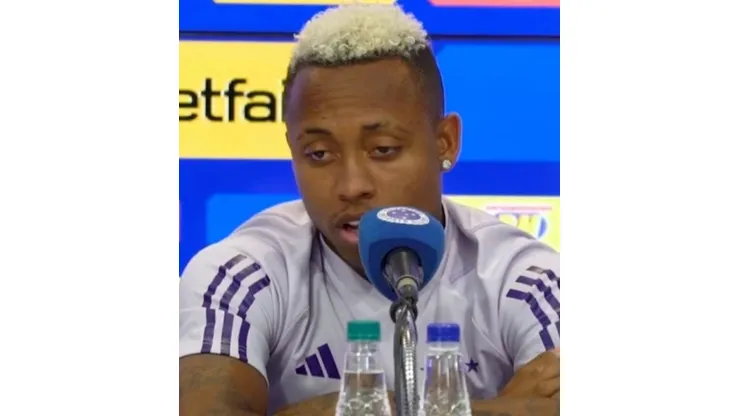 Paulo Vitor, atacante do Cruzeiro. (Reprodução/ Cruzeiro)