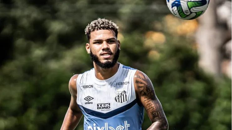 Foto: Raul Baretta/Santos FC - Nathan, lateral-direito