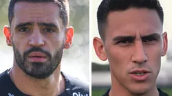 Fotos: Marcello Zambrana/AGIF e Reprodução/Corinthians TV - Renato Augusto falou sobre Matías Rojas