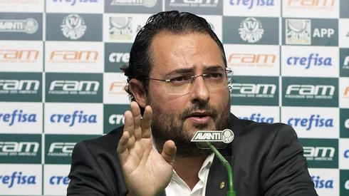 Alexandre Mattos como Diretor de futebol do Palmeiras Diretor de Futebol Alexandre Mattos fala aos jornalista durante coletiva de imprensa no CT Academia de Futebol. Foto: Daniel Vorley/AGIF