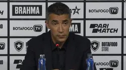 Foto: Reprodução - Bruno Lage sendo apresentado no Botafogo.