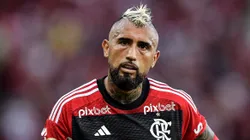 RJ - RIO DE JANEIRO - 30/04/2023 - BRASILEIRO A 2023, FLAMENGO X BOTAFOGO - Vidal jogador do Flamengo durante partida contra o Botafogo no estadio Maracana pelo campeonato BRASILEIRO A 2023. Foto: Thiago Ribeiro/AGIF