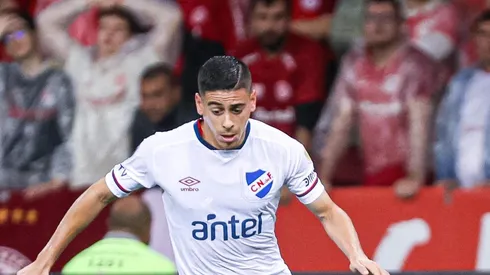 RS - PORTO ALEGRE - 03/05/2023 - LIBERTADORES 2023, INTERNACIONAL X NACIONAL (URU) - Camilo Candido jogador do Nacional (URU) durante partida contra o Internacional no estadio Beira-Rio pelo campeonato Libertadores 2023. Foto: Maxi Franzoi/AGIF