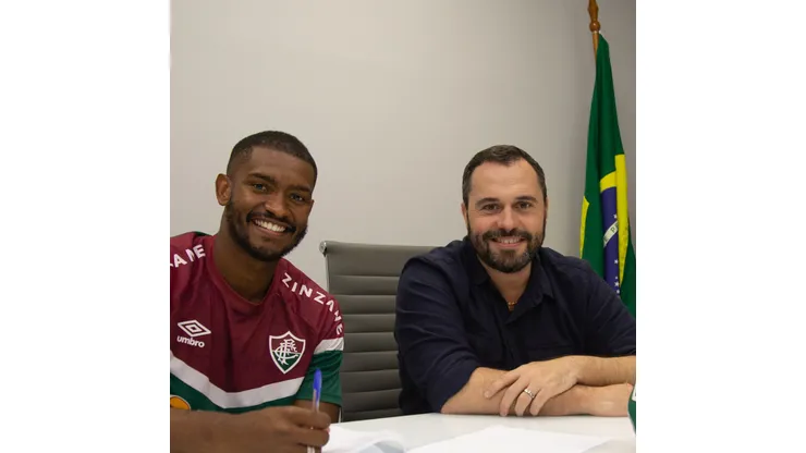 Marlon é anunciado no Flu- Fotos: Marcelo Gonçalves/FFC