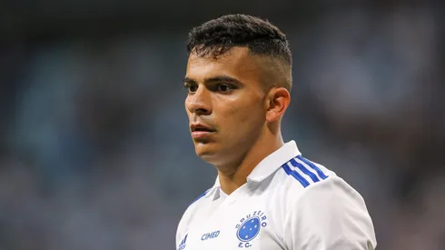 RS - PORTO ALEGRE - 17/05/2023 - COPA DO BRASIL 2023, GREMIO X CRUZEIRO - Bruno Rodrigues jogador do Cruzeiro durante partida contra o Gremio no estadio Arena do Gremio pelo campeonato Copa do Brasil 2023. Foto: Pedro H. Tesch/AGIF