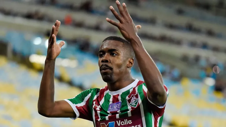 Foto: Thiago Ribeiro/AGIF - Matheus Alessandro, jogador do Fluminense, lamenta chance perdida durante partida contra o Defensor no estadio Maracana pelo campeonato Copa Sul-Americana 2018.