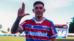 Foto: Leonardo Moreira / Fortaleza EC - O lateral esquerda do Fortaleza, Gonzalo Escobar.