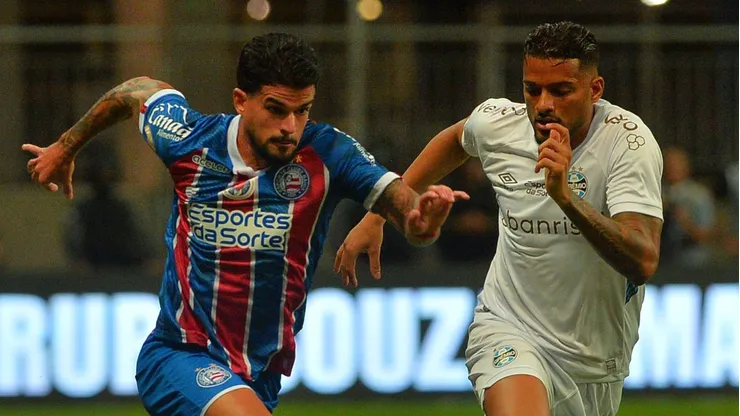Foto: Walmir Cirne/AGIF - Cauly, jogador do Bahia, durante partida contra o Gremio no estadio Arena Fonte Nova pelo campeonato Brasileiro A 2023.