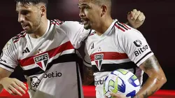 Calleri e Luciano no São Paulo - foto: Rubens Chiri/saopaulofc.net