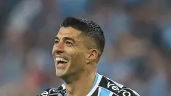RS - PORTO ALEGRE - 21/05/2023 - BRASILEIRO A 2023, GREMIO X INTERNACIONAL - Luis Suarez jogador do Gremio comemora seu gol durante partida contra o Internacional no estadio Arena do Gremio pelo campeonato BRASILEIRO A 2023. Foto: Pedro H. Tesch/AGIF