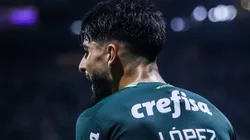 SP - SAO PAULO - 12/04/2023 - COPA DO BRASIL 2023, PALMEIRAS X TOMBENSE - Flaco Lopez jogador do Palmeiras durante partida contra o Tombense no estadio Arena Allianz Parque pelo campeonato Copa do Brasil 2023. Foto: Marcello Zambrana/AGIF