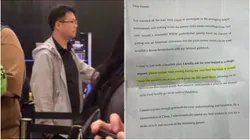 Jogador de poker pede para adversários "pegarem leve" (Fotos: Reprodução/Youtube e Twitter Gary Blackwood @GazzyB1233)