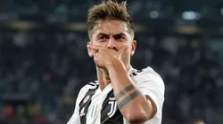 TURIN, ITALY - SEPTEMBER 26: Paulo Dybala of Juventus FC celebrates after scoring the opening goal during the Serie A match between Juventus and Bologna FC at Allianz Stadium on September 26, 2018 in Turin, Italy. (Photo by Emilio Andreoli/Getty Images)