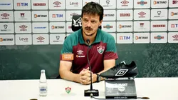 FOTO: MAILSON SANTANA/FLUMINENSE FC/DIVULGAÇÃO - Diniz: técnico do Fluminense mandou recado em coletiva