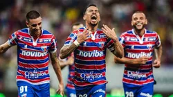 Foto: Reprodução Fortaleza/ Thiago Gadelha - O meia Pikachu salva o Leão com gol aos 38 minutos do segundo tempo