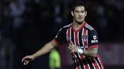 SP - BRAGANCA PAULISTA - 09/07/2023 - BRASILEIRO A 2023, BRAGANTINO X SAO PAULO - Alexandre Pato jogador do Sao Paulo durante partida contra o Bragantino no estadio Nabi Abi Chedid pelo campeonato Brasileiro A 2023. Foto: Marcello Zambrana/AGIF