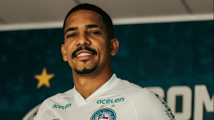 Foto: Reprodução das Redes Sociais do Bahia - Novo jogador contratado, Gilberto