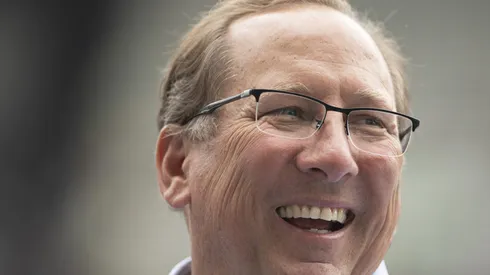 John Textor, proprietario da SAF do Botafogo, antes da partida contra o Fluminense Engenhão pelo Brasileirão 2022. Foto: Jorge Rodrigues/AGIF