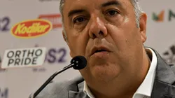 RJ - Rio de Janeiro - 13/01/2020 - Apresentacao Pedro Rocha no Flamengo -Marcos Braz fala aos jornalista durante apresentacao oficial de Pedro Rocha no Flamengo em coletiva de imprensa no CT Ninho do Urubu. Foto: Thiago Ribeiro/AGIF