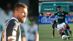 Foto: Gabriel Machado/AGIF- Lucas Lima pelo Santos. Foto: Isabela Azine/AGIF-Julian Palacios pelo Goiás