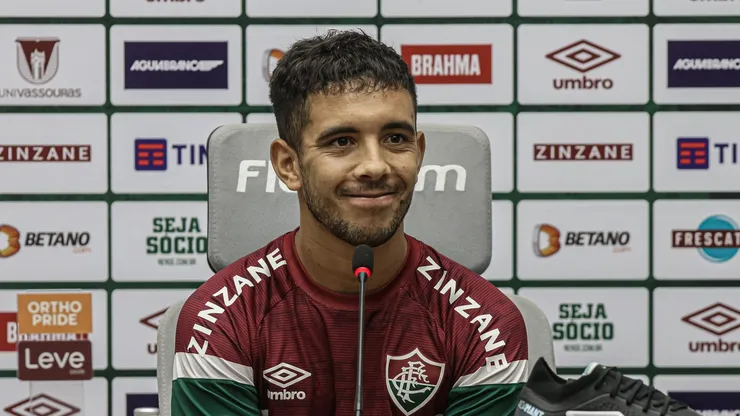 FOTO: MARCELO GONÇALVES / FLUMINENSE F.C. - Coletiva de Leo Fernández