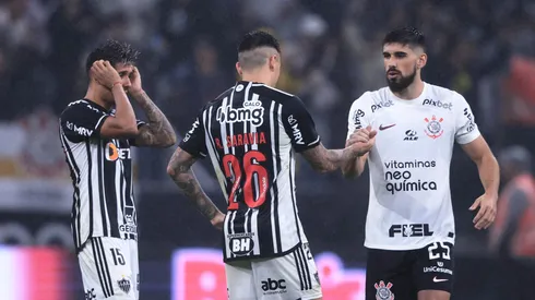 SP – SAO PAULO – 31/05/2023 – COPA DO BRASIL 2023, CORINTHIANS X ATLETICO-MG – [TAG1] jogador do Atletico-MG lamenta derrota ao final da partida contra o Corinthians no estadio Arena Corinthians pelo campeonato Copa do Brasil 2023. Foto: Ettore Chiereguini/AGIF
