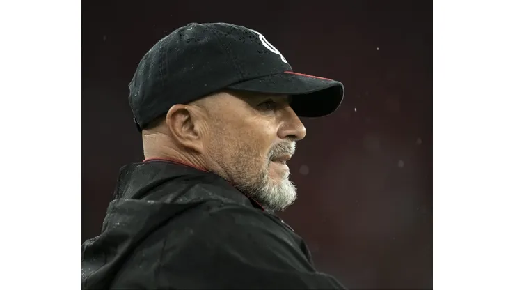 RJ - RIO DE JANEIRO - 26/04/2023 - COPA DO BRASIL 2023, FLAMENGO X MARINGA - Jorge Sampaoli tecnico do Flamengo durante partida contra o Maringa no estadio Maracana pelo campeonato Copa do Brasil 2023. Foto: Jorge Rodrigues/AGIF